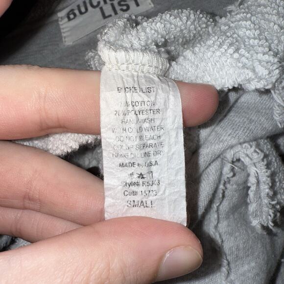 Bucketlist Women’s French Terry Jumpsuit Gray Size Small - Picture 7 of 7